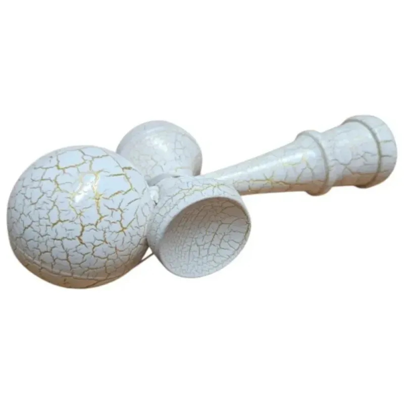 Jucarii, Copii si Bebe - Jucarii si jocuri - Jucarii & jocuri educative - Jucarii interactive - Kendama profesionala din lemn 2 cupe 19x7 cm bej ABYZ - Infinity.ro