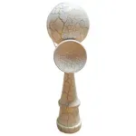 Jucarii, Copii si Bebe - Jucarii si jocuri - Jucarii & jocuri educative - Jucarii interactive - Kendama profesionala din lemn 2 cupe 19x7 cm bej ABYZ - Infinity.ro