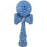 Jucarii, Copii si Bebe - Jucarii si jocuri - Jucarii & jocuri educative - Jucarii interactive - Kendama profesionala din lemn 2 cupe 19x7 cm albastru alb ABYZ - Infinity.ro