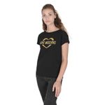 Fashion, accesorii si bijuterii - Femei - Imbracaminte femei - Tricouri si topuri femei - Tricou dama Love Moschino 101695 L INTL Negru - Infinity.ro