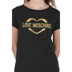 Fashion, accesorii si bijuterii - Femei - Imbracaminte femei - Tricouri si topuri femei - Tricou dama Love Moschino 101695 L INTL Negru - Infinity.ro