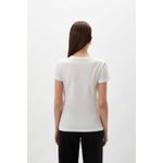 Fashion, accesorii si bijuterii - Femei - Imbracaminte femei - Tricouri si topuri femei - Tricou dama Love Moschino 101699 M INTL Alb - Infinity.ro