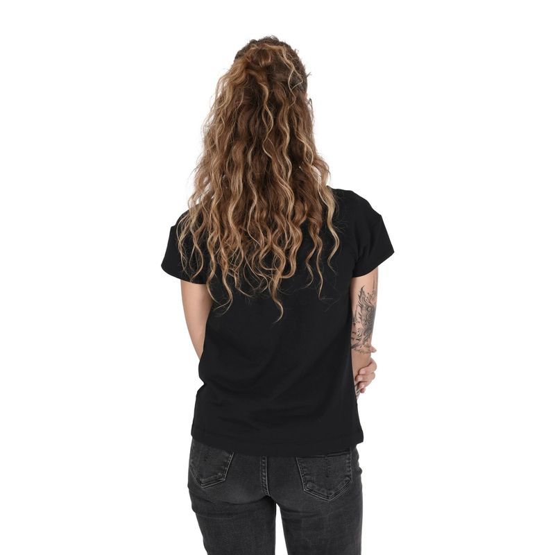 Fashion, accesorii si bijuterii - Femei - Imbracaminte femei - Tricouri si topuri femei - Tricou dama Love Moschino 101692 M INTL Negru - Infinity.ro
