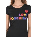 Fashion, accesorii si bijuterii - Femei - Imbracaminte femei - Tricouri si topuri femei - Tricou dama Love Moschino 101687 XS INTL Negru - Infinity.ro