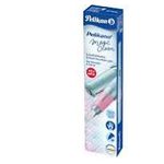 Carti si Birotica - Birotica - Instrumente de scris - Pixuri si stilouri - Stilou Pelikano Magic Ocean, Dreptaci, pentru dreptaci, 1 patron mare albastru inclus, cutie carton, verde/roz - Infinity.ro