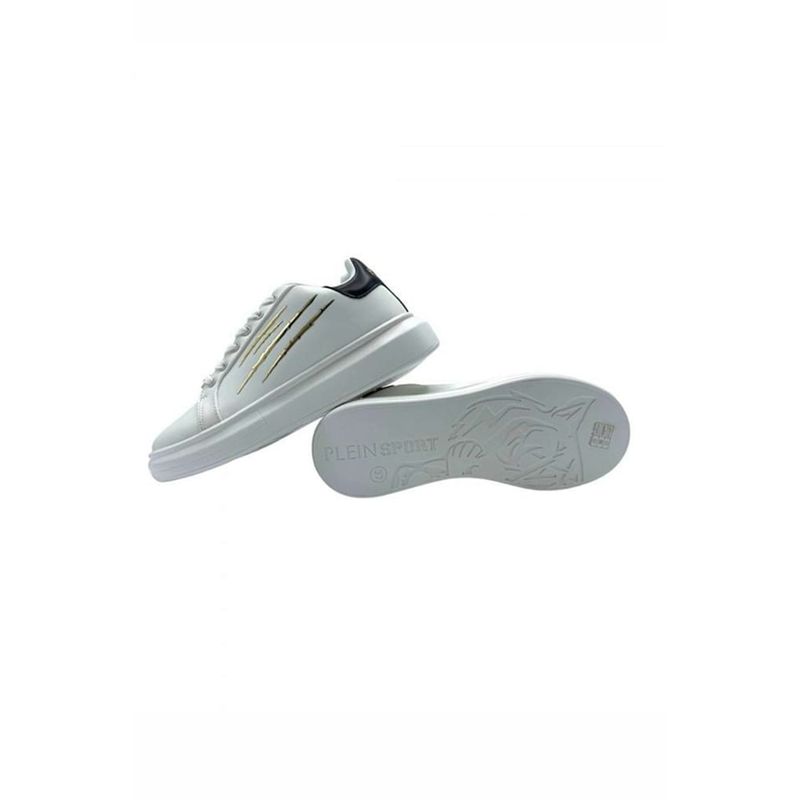 Fashion, accesorii si bijuterii - Femei - Incaltaminte femei - Sneakers si tenisi femei - Pantofi sport dama Plein Sport DIPS1500 39 EU Alb - Infinity.ro
