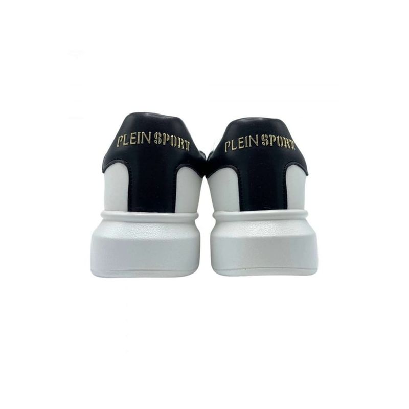 Fashion, accesorii si bijuterii - Femei - Incaltaminte femei - Sneakers si tenisi femei - Pantofi sport dama Plein Sport DIPS1500 39 EU Alb - Infinity.ro
