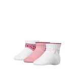 Fashion, accesorii si bijuterii - Copii - Lenjerie si pijamale copii - Sosete si dresuri copii - Set 3 perechi sosete scurte copii Tommy Hilfiger 701236341 Roz 15-18 EU - Infinity.ro