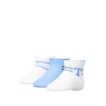 Fashion, accesorii si bijuterii - Copii - Lenjerie si pijamale copii - Sosete si dresuri copii - Set 3 perechi sosete scurte copii Tommy Hilfiger 701236341 Albastru deschis 11-14 EU - Infinity.ro