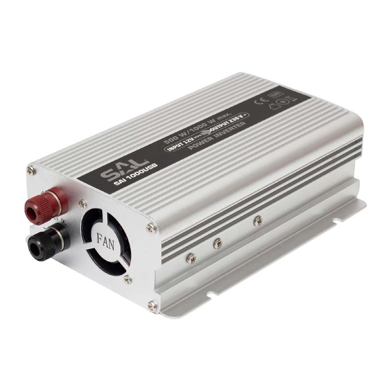Auto si Moto - Reparatii si depanare - Invertoare auto - Invertor tensiune 12V-220V 500W cu USB SAL SAI 1000USB - Infinity.ro