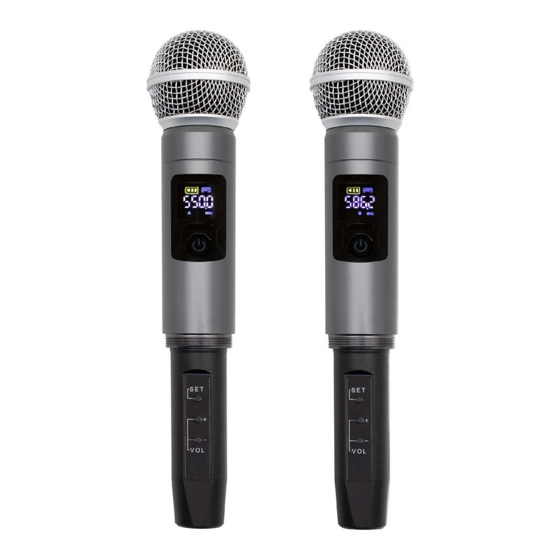 TV, Audio-Video si Foto - Audio profesionale - Microfoane profesionale - Set 2 microfoane fara fir SAL MVN 600 - Infinity.ro