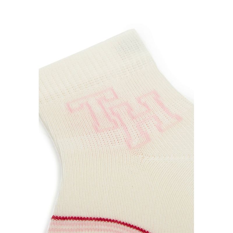 Fashion, accesorii si bijuterii - Copii - Lenjerie si pijamale copii - Sosete si dresuri copii - Set 3 perechi sosete scurte copii Tommy Hilfiger 701236342 Roz 19-22 EU - Infinity.ro