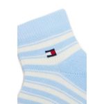 Fashion, accesorii si bijuterii - Copii - Lenjerie si pijamale copii - Sosete si dresuri copii - Set 3 perechi sosete scurte copii Tommy Hilfiger 701236342 Albastru deschis 15-18 EU - Infinity.ro