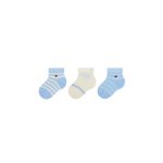 Fashion, accesorii si bijuterii - Copii - Lenjerie si pijamale copii - Sosete si dresuri copii - Set 3 perechi sosete scurte copii Tommy Hilfiger 701236342 Albastru deschis 19-22 EU - Infinity.ro