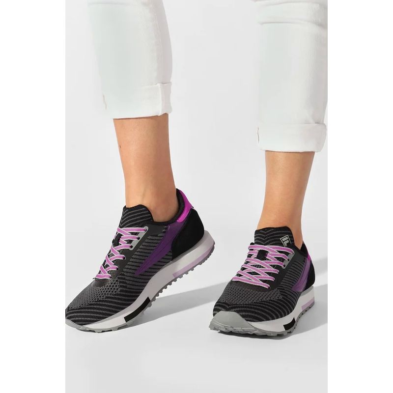 Fashion, accesorii si bijuterii - Femei - Incaltaminte femei - Sneakers si tenisi femei - Pantofi sport Fila cu insertii din piele intoarsa Retronique 22 37 EU Multicolor - Infinity.ro