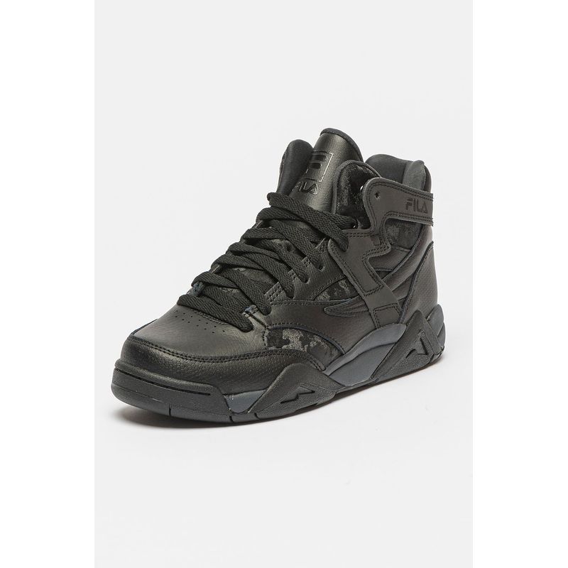 Fashion, accesorii si bijuterii - Femei - Incaltaminte femei - Sneakers si tenisi femei - Pantofi sport Fila cu insertii de piele peliculizata M-Squad 37 EU Negru - Infinity.ro