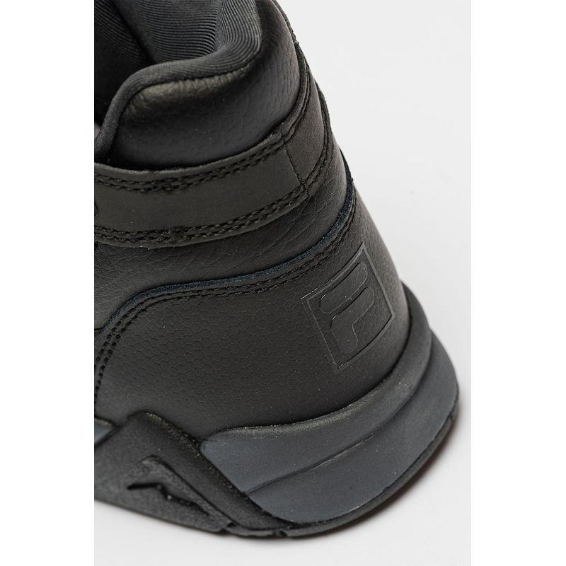 Fashion, accesorii si bijuterii - Femei - Incaltaminte femei - Sneakers si tenisi femei - Pantofi sport Fila cu insertii de piele peliculizata M-Squad 37 EU Negru - Infinity.ro