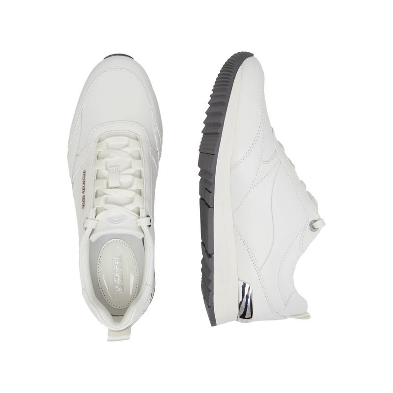 Fashion, accesorii si bijuterii - Femei - Incaltaminte femei - Sneakers si tenisi femei - Sneakers  Michael Kors Allie Stride Trainer 43T2ALFS3L Alb 36 EU - Infinity.ro