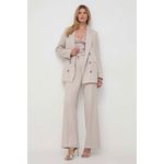 Fashion, accesorii si bijuterii - Femei - Imbracaminte femei - Tricouri si topuri femei - Top Guess cu bretele din lant W3BH61 S INTL Bej - Infinity.ro