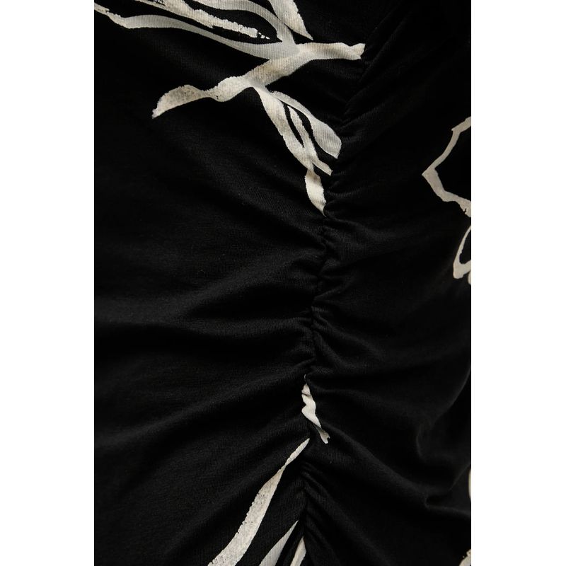 Fashion, accesorii si bijuterii - Femei - Imbracaminte femei - Rochii femei - Rochie dama de zi Desigual Calma 25WWVK44 XS INTL Negru - Infinity.ro