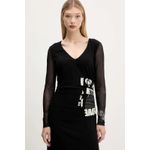 Fashion, accesorii si bijuterii - Femei - Imbracaminte femei - Rochii femei - Rochie dama de zi Desigual Posinew 25WWVW26 XL INTL Negru - Infinity.ro