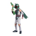 Jucarii, Copii si Bebe - Jucarii si jocuri - Jucarii de rol - Masti si costume copii - Costum clasic Boba Fett Star Wars pentru baieti 4-6 ani 104-116 cm - Infinity.ro