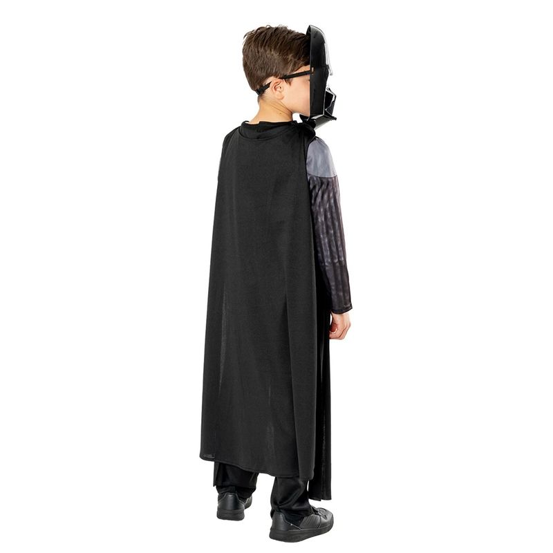 Jucarii, Copii si Bebe - Jucarii si jocuri - Jucarii de rol - Masti si costume copii - Costum Darth Vader Deluxe Star Wars cu pelerina pentru copii 3-4 ani 98-104 cm - Infinity.ro