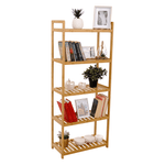 Casa si Gradina - Mobilier - Biblioteci si rafturi - Rafturi - Raft cu 5 polite, bambus natural, FIORE TIP 3 - Infinity.ro