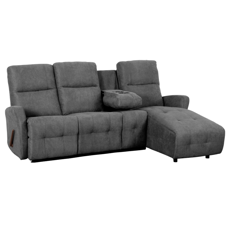 Casa si Gradina - Mobilier - Canapele si coltare - Coltare - Set Coltar reglabil, gri inchis, dreapta, TROJAN ROH - Infinity.ro