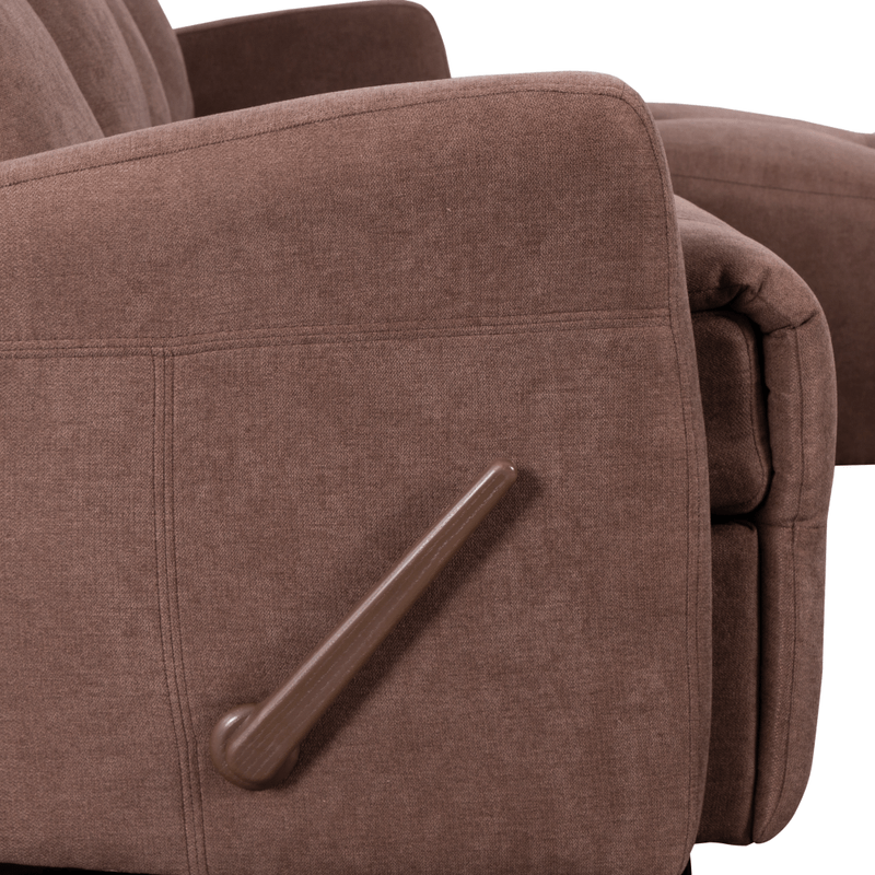 Casa si Gradina - Mobilier - Canapele si coltare - Coltare - Set Coltar reglabil, maro, dreapta, TROJAN ROH - Infinity.ro