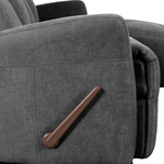 Casa si Gradina - Mobilier - Canapele si coltare - Coltare - Set Coltar reglabil, gri inchis, dreapta, TROJAN ROH - Infinity.ro