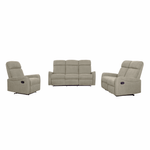 Casa si Gradina - Mobilier - Seturi de mobilier - Seturi living - Set canapele 3+2+1, tesatura gri-maroniu Taupe, FASAN - Infinity.ro