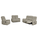 Casa si Gradina - Mobilier - Seturi de mobilier - Seturi living - Set canapele 3+2+1, tesatura gri-maroniu Taupe, FASAN - Infinity.ro