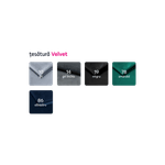 Casa si Gradina - Mobilier - Canapele si coltare - Canapele - Canapea 2 locuri, stofa gri deschis Velvet, ROMANO - Infinity.ro