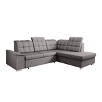 Casa si Gradina - Mobilier - Canapele si coltare - Canapele - Canapea extensibila, gri-maroniu, dreapta, OREO ROH - Infinity.ro