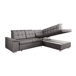 Casa si Gradina - Mobilier - Canapele si coltare - Canapele - Canapea extensibila, gri-maroniu, dreapta, OREO ROH - Infinity.ro