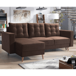 Casa si Gradina - Mobilier - Canapele si coltare - Canapele - Canapea extensibila, maro, stanga, BLEKY ROH - Infinity.ro