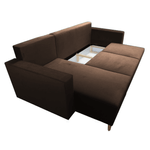 Casa si Gradina - Mobilier - Canapele si coltare - Canapele - Canapea extensibila, maro, stanga, BLEKY ROH - Infinity.ro