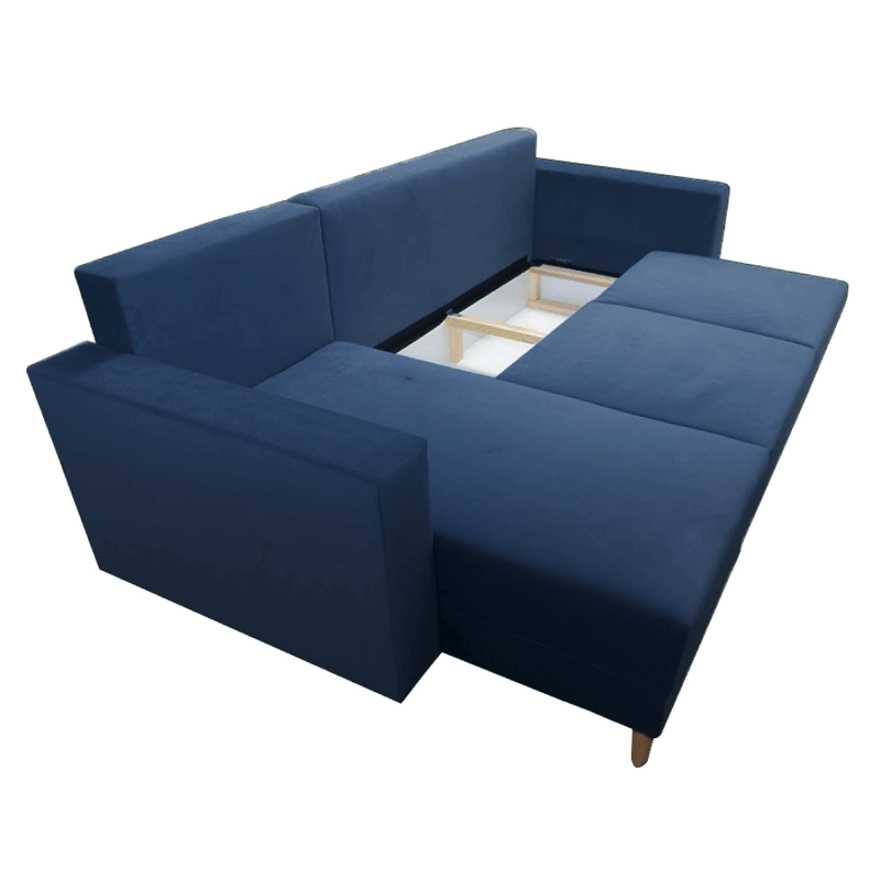 Casa si Gradina - Mobilier - Canapele si coltare - Canapele - Canapea extensibila, albastru, stanga, BLEKY ROH - Infinity.ro