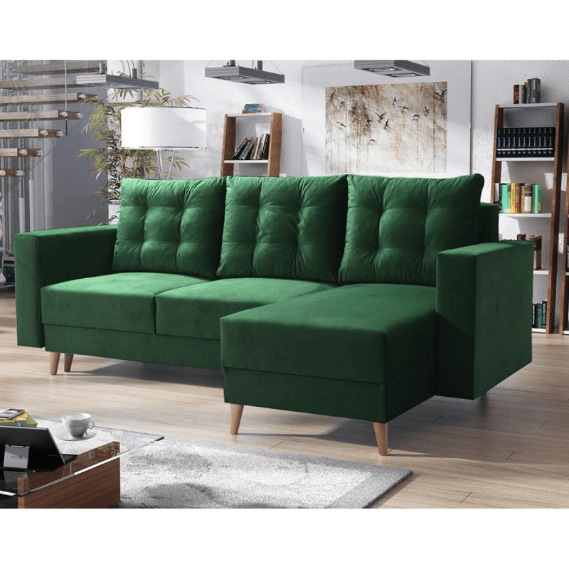 Casa si Gradina - Mobilier - Canapele si coltare - Canapele - Canapea extensibila, verde, dreapta, BLEKY ROH - Infinity.ro
