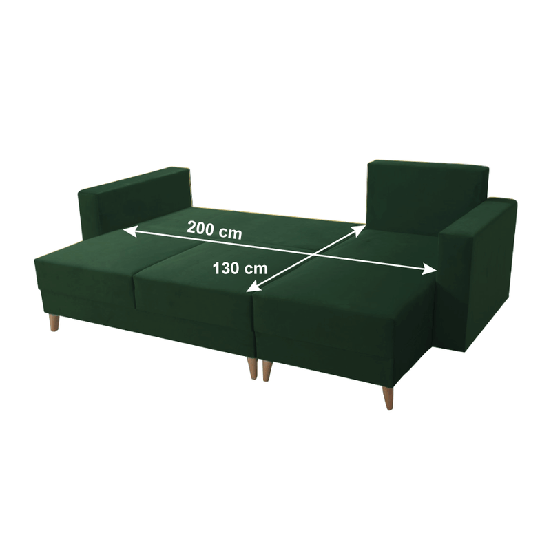 Casa si Gradina - Mobilier - Canapele si coltare - Canapele - Canapea extensibila, verde, dreapta, BLEKY ROH - Infinity.ro