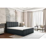 Casa si Gradina - Mobilier - Paturi si accesorii - Paturi - Pat boxspring, 180x200, gri, STAR - Infinity.ro