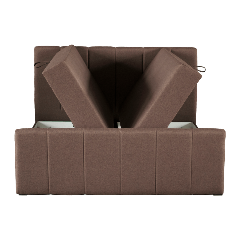 Casa si Gradina - Mobilier - Paturi si accesorii - Paturi - Pat boxspring, 160x200, maro, STAR - Infinity.ro