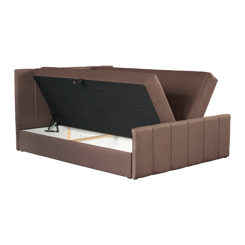 Casa si Gradina - Mobilier - Paturi si accesorii - Paturi - Pat boxspring, 160x200, maro, STAR - Infinity.ro