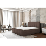 Casa si Gradina - Mobilier - Paturi si accesorii - Paturi - Pat boxspring, 160x200, maro, STAR - Infinity.ro