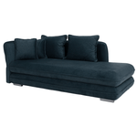 Casa si Gradina - Gradina si terasa - Mobilier exterior - Scaune si sezlonguri gradina - sezlong cu spatiu de depozitare, albastru, stanga, LAMBA - Infinity.ro