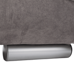 Casa si Gradina - Gradina si terasa - Mobilier exterior - Scaune si sezlonguri gradina - sezlong cu spatiu de depozitare, gri, dreapta, LAMBA - Infinity.ro