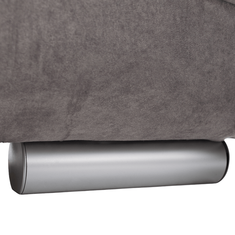 Casa si Gradina - Gradina si terasa - Mobilier exterior - Scaune si sezlonguri gradina - sezlong cu spatiu de depozitare, gri, dreapta, LAMBA - Infinity.ro