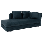 Casa si Gradina - Gradina si terasa - Mobilier exterior - Scaune si sezlonguri gradina - sezlong cu spatiu de depozitare, albastru, dreapta, LAMBA - Infinity.ro