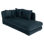 Casa si Gradina - Gradina si terasa - Mobilier exterior - Scaune si sezlonguri gradina - sezlong cu spatiu de depozitare, albastru, stanga, LAMBA - Infinity.ro